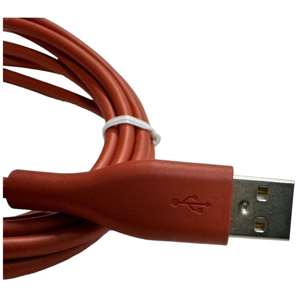 Heyday 6' LTNG to USB-A Round Charging Cable fits iPhone fits iPad - Rose Pink - Picture 4 of 6